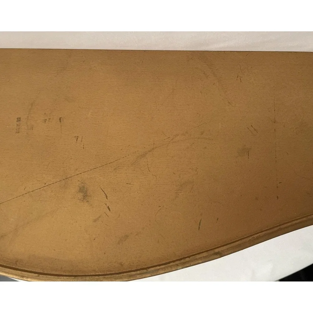 Vintage 1970's HOMCO Home Interiors Gold Wall Shelf Scrolled Hollywood Regency